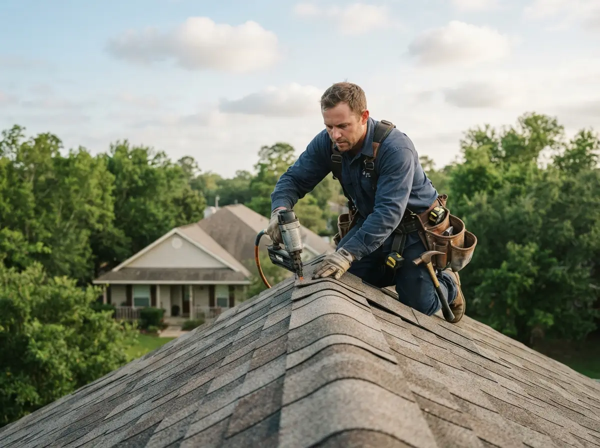 Featured flat roofing project in Beaumont TX