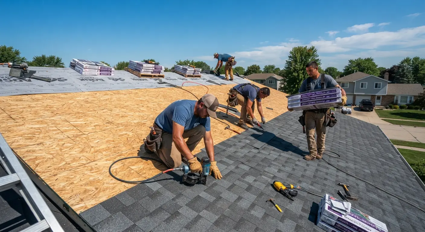 Featured flat roofing project in Beaumont TX